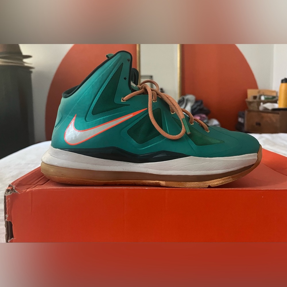 Nike LeBron X 10 Miami Dolphins